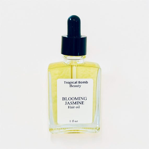Hair Oil Jasmine Fragrance Beautiful Hair Shiny Hair Helps with Flyaway Hair Jasmine Hair Oil Jasmine Gift Jasmine Flowers