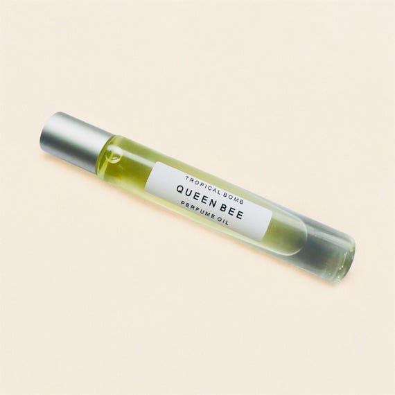 Perfume Queen Bee Roll On Perfume Oil Smells Like Sunshine A Happy Scent Fruity and A hint Of Grapefruit