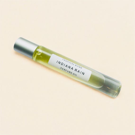 Perfume Indiana Rain Roll On Perfume Oil Smells like Fresh Cut Lilac Flowers