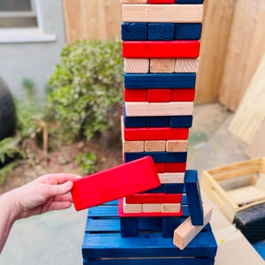 Riesiges Vaterländisches Steckspiel aus Holz: USA Flagge, bis zu 2m