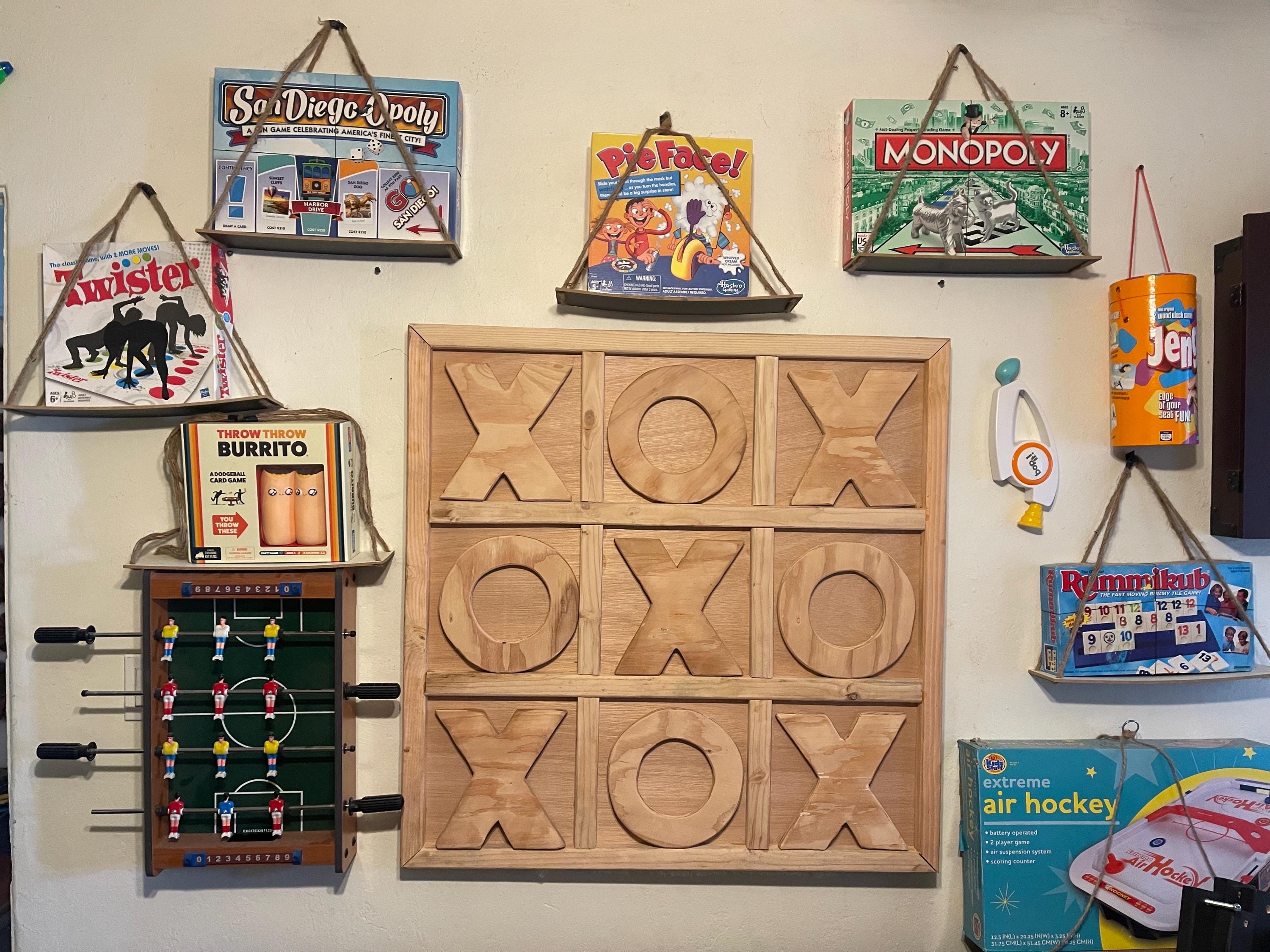 Giant Handmade Wood Tic-tac-toe Game: 3ft X 3ft - Etsy