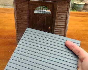 1:12 Dollhouse Weatherboard Panelling – STL Digital Download for FDM Printers