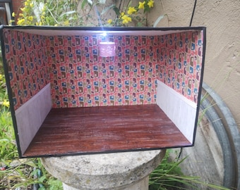 1:12 Cardboard Room Box - Digital Download Pattern & Instructions