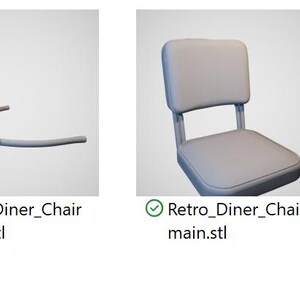 Pu&ograve; includere: Sedia da diner retr&ograve; grigia. La sedia ha schienale e seduta arrotondati, con schienale rettangolare. Le gambe sono curve e in metallo. L'immagine mostra la sedia in diverse viste, inclusi i suoi componenti.