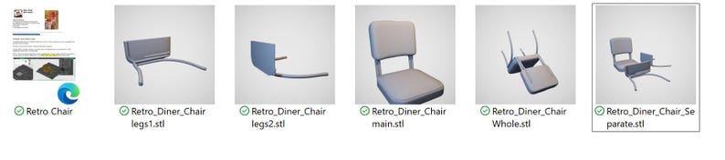 Pu&ograve; includere: Sedia da diner retr&ograve; grigia. La sedia ha schienale e seduta arrotondati, con schienale rettangolare. Le gambe sono curve e in metallo. L'immagine mostra la sedia in diverse viste, inclusi i suoi componenti.