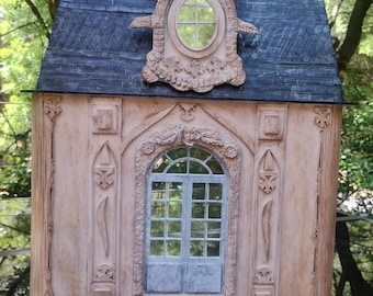 French Pavilion 1:12 Dollhouse - Digital Download for laser cutting