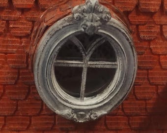 Finestra ovale per casa delle bambole 1:12 – Download digitale STL per stampanti FDM