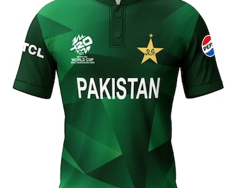 Customized Pakistan cricket world cup 2024 jersey