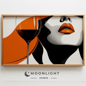 Minimalist Abstract Frame TV Art, Boho Wall Art, Modern Frame Tv Art, Contemporary Tv Art