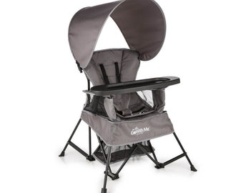 Go with Me Venture Portable Chair | Indoor and outdoor | Sun Canopy | 3 Stages of Child Development | Grey