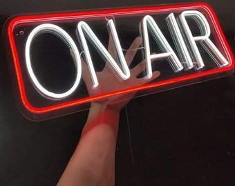 Details about   NEW Best On Air Neon Sign On Off Recording Studio LED Light Door Sign Wall Decor 