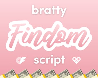 Bratty Findom Script - Spicy OnlyFans script, Fansly, financial domination, camgirl scripts, camming, cam girl, Twitter, Snapchat, onlyf