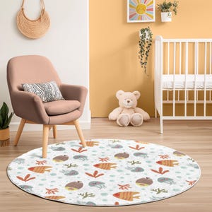 Unterwasser Abenteuer Kinderteppich | Ocean Themen Kinderzimmer Dekor | Maritime Spielzimmer Bodenmatte | Tropisches Aquarium-Thema-Baby-Teppich