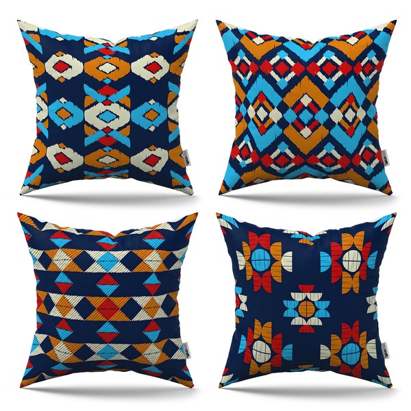 Ethnic Aztec Style Pillow Covers, Geometric Aztec Pillowcases, Tribal Cushion Covers, Bohemian Pillow Case