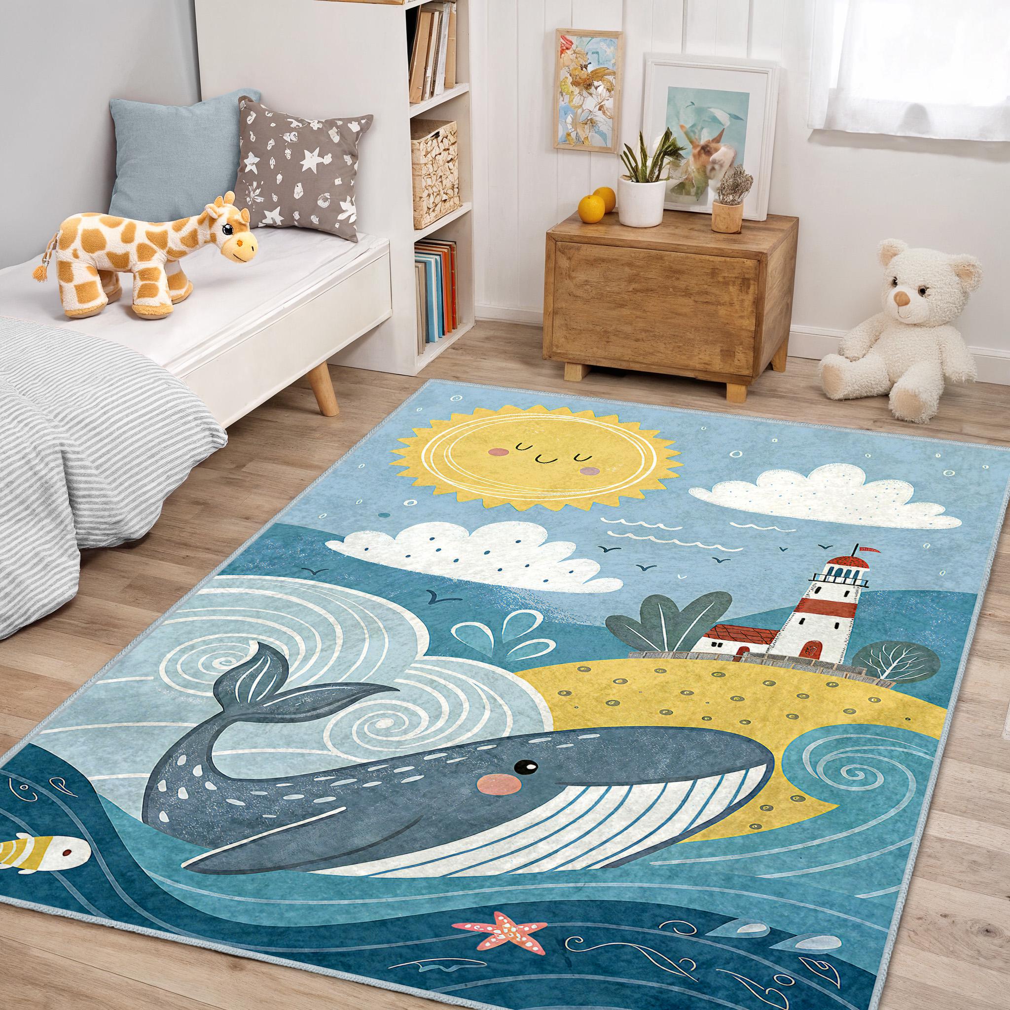 Whale Area Rug - Etsy