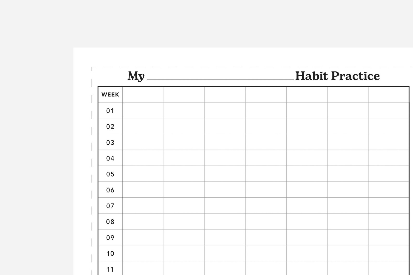 52 Week Habit Tracker Printable Planner - Etsy