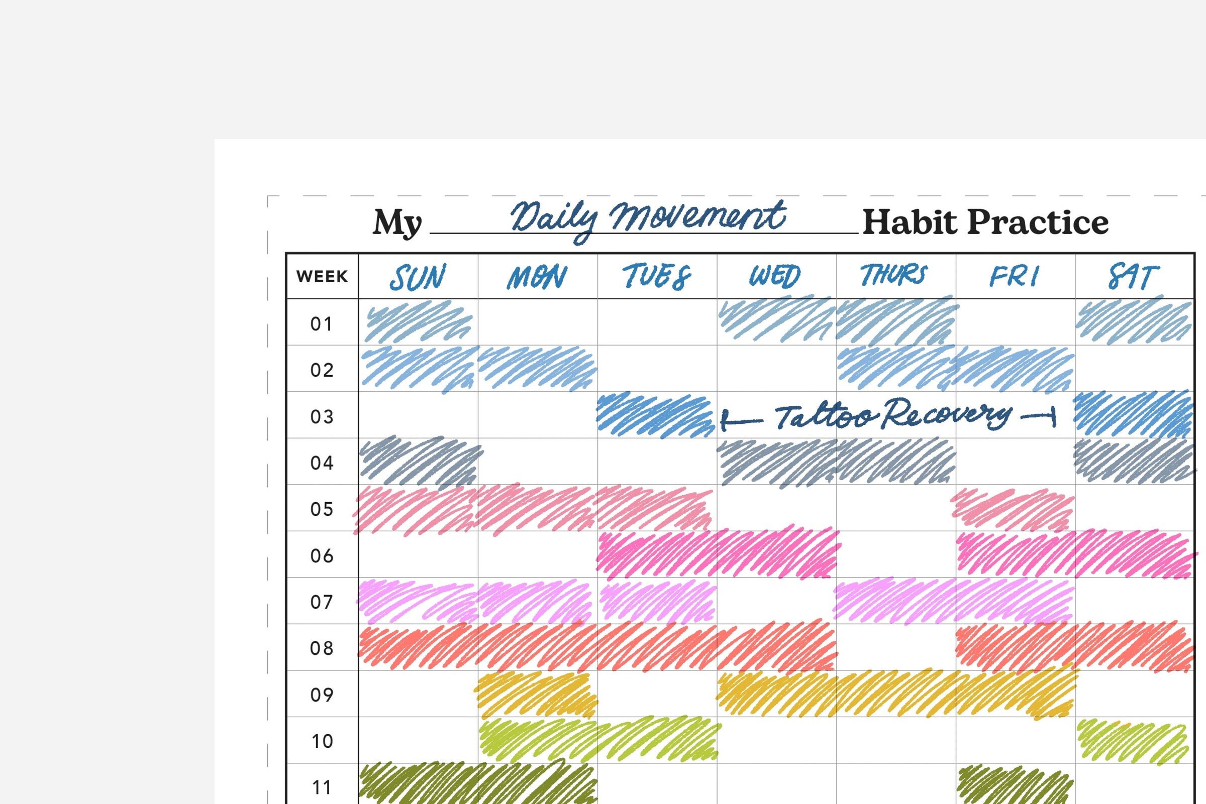 52 Week Habit Tracker Printable Planner - Etsy