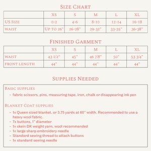 Blanket Coat PDF Sewing Pattern for Women image 4
