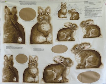 Easter Bunny Cranston Print Works Cut Out Panel