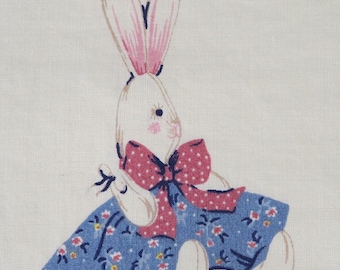 Vintage Bunny Beautiful Panel