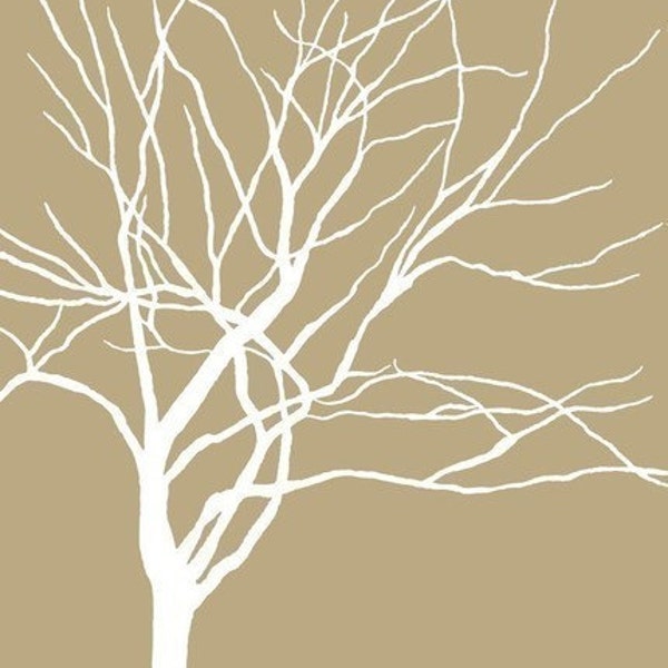 40% OFF - 8x10 - Winter Tree No 1 - Modern Art Print
