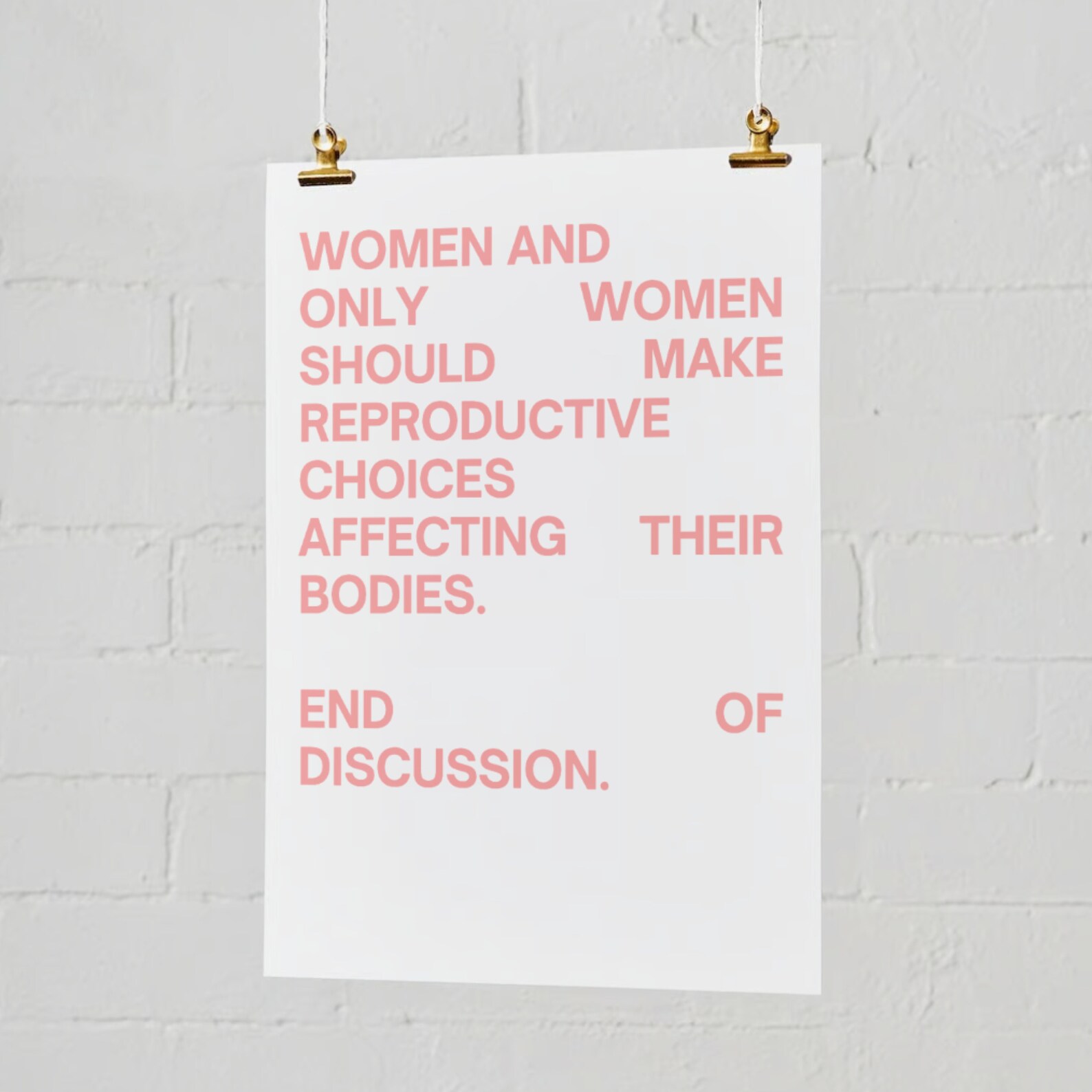 WOMENS RIGHTS POSTERS 2 Colours - Etsy