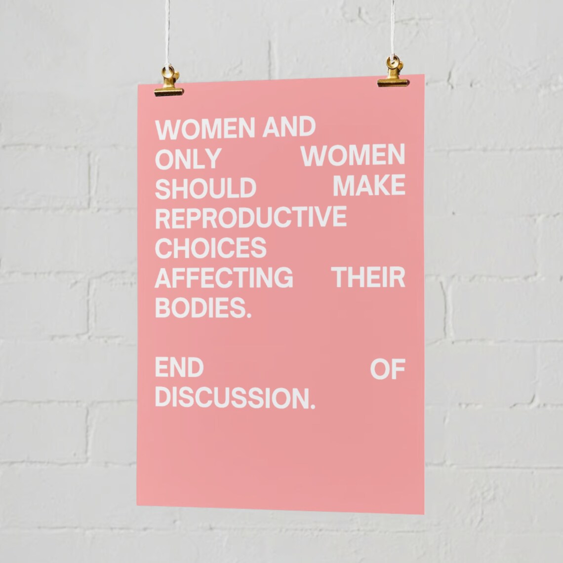 WOMENS RIGHTS POSTERS 2 Colours - Etsy