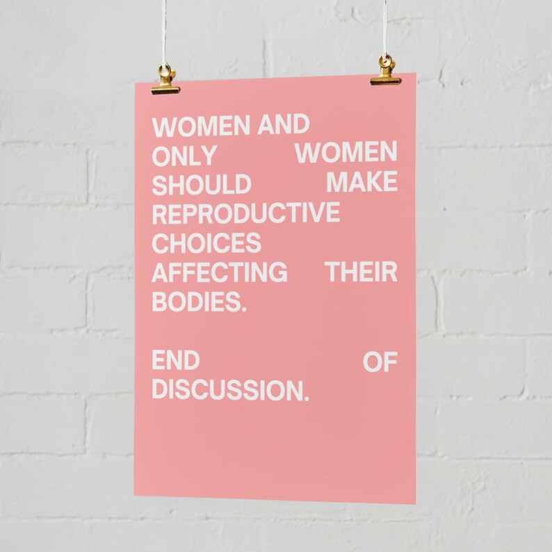 WOMENS RIGHTS POSTERS 2 Colours - Etsy