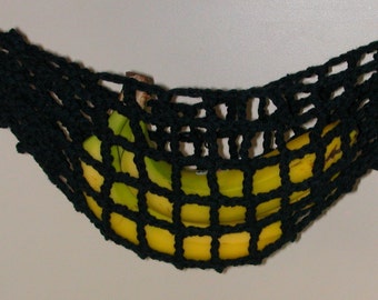 Black Banana Hammock, Fruit Hanger, Holder, Net
