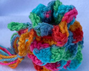 Tiny Brights Crochet Dragon Egg Dice Bag