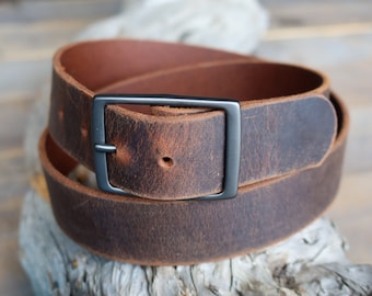 Crazy Horse Leather Belt