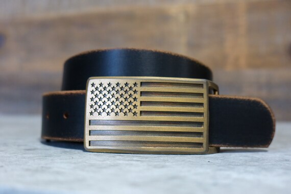 A Hot-selling American Independence Day Magnetic Buckle Leather