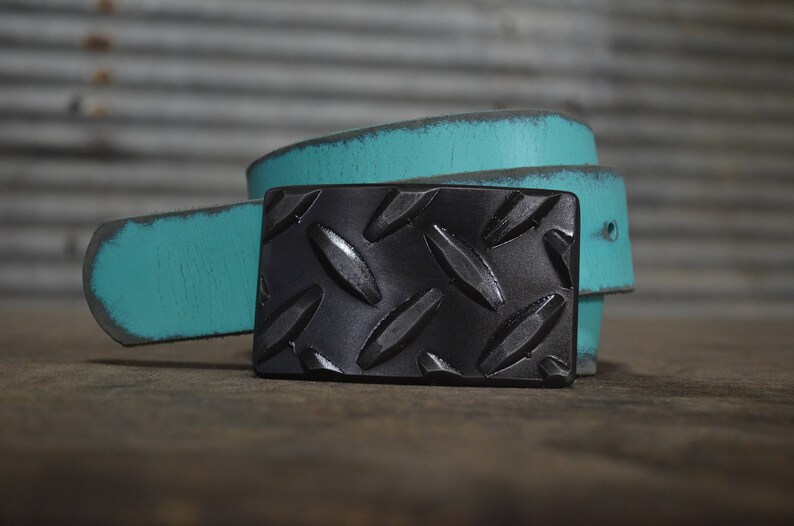 Tread Plate Belt Buckle by Fosterweld Etsy