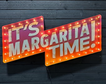 Custom Layered Lighted Metal Sign