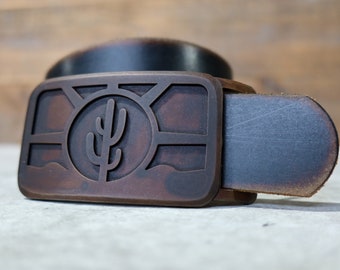 Cactus Belt Buckle