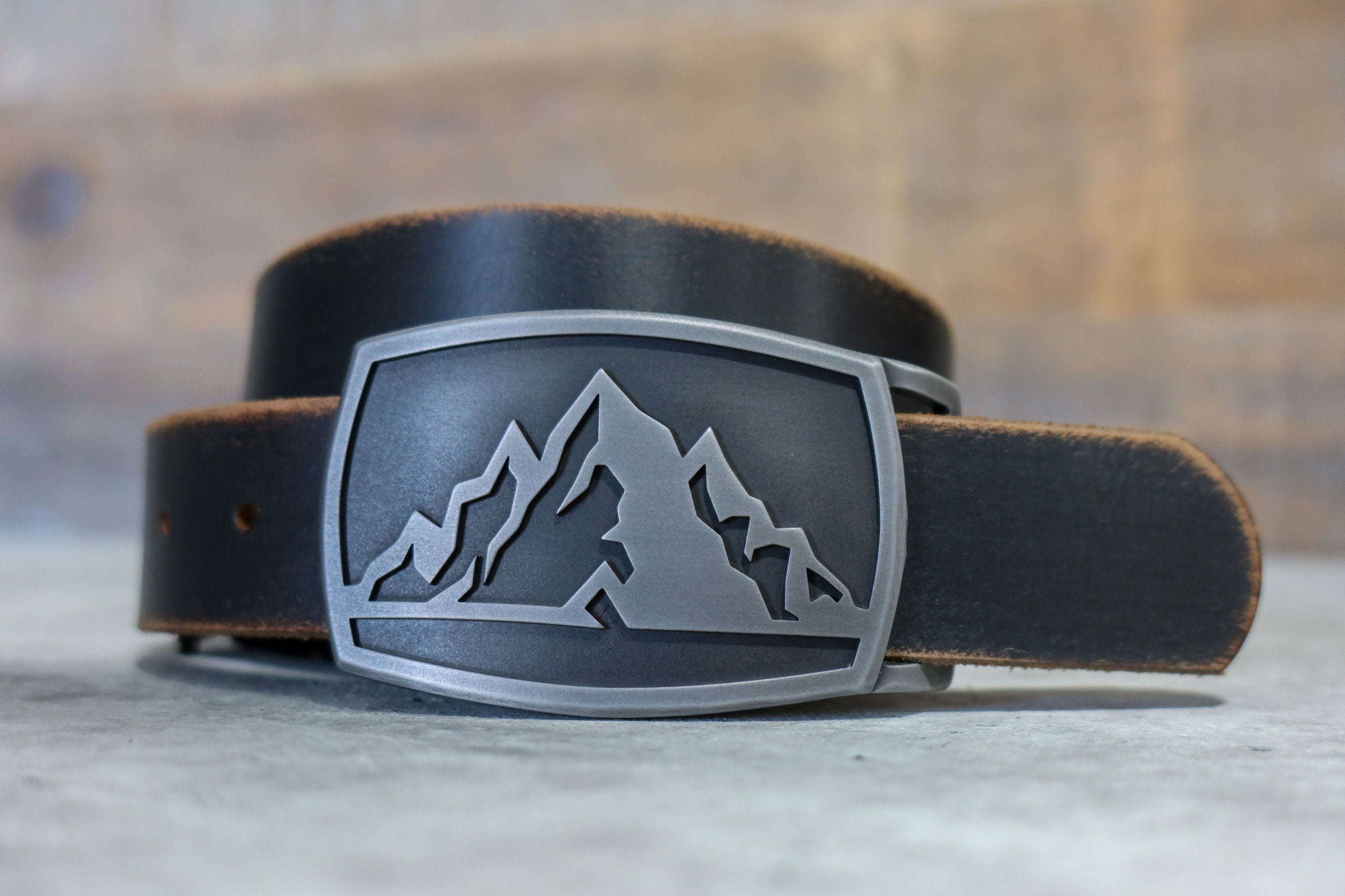 Peak Belt Buckle Etsy