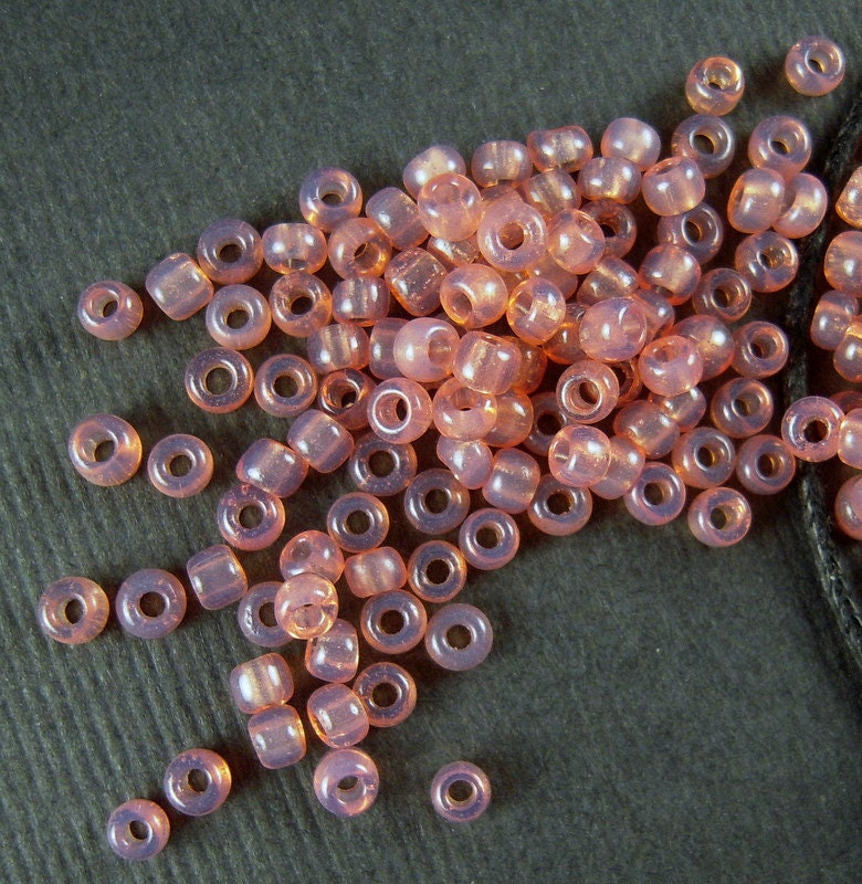 SUPER Rare Luminous Opalized Pink Vintage French Seed Beads 2mm Eclats De  Perles Opal Pink Glass Beads for Jewelry Making CV338 
