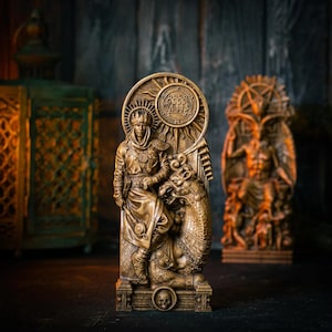 King Paimon statue Ars Goetia Demon Lucifer Right Hand Demonology