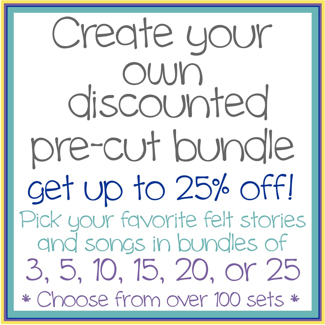 Create Your Own Bundle of Flannel Board Felt Stories at a Discount to ...