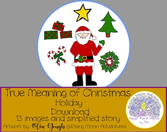 Meaning Of Christmas Etsy