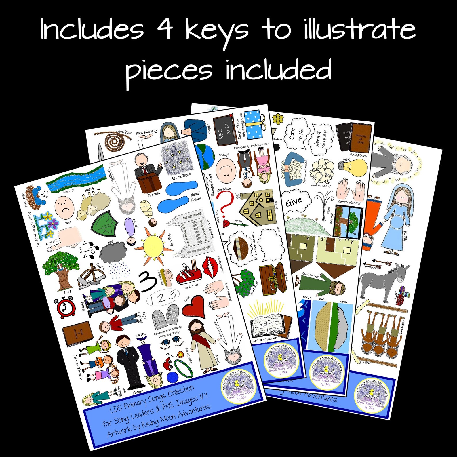 LDS Primary Songs Collection Download Visuals for 37 Songs Etsy