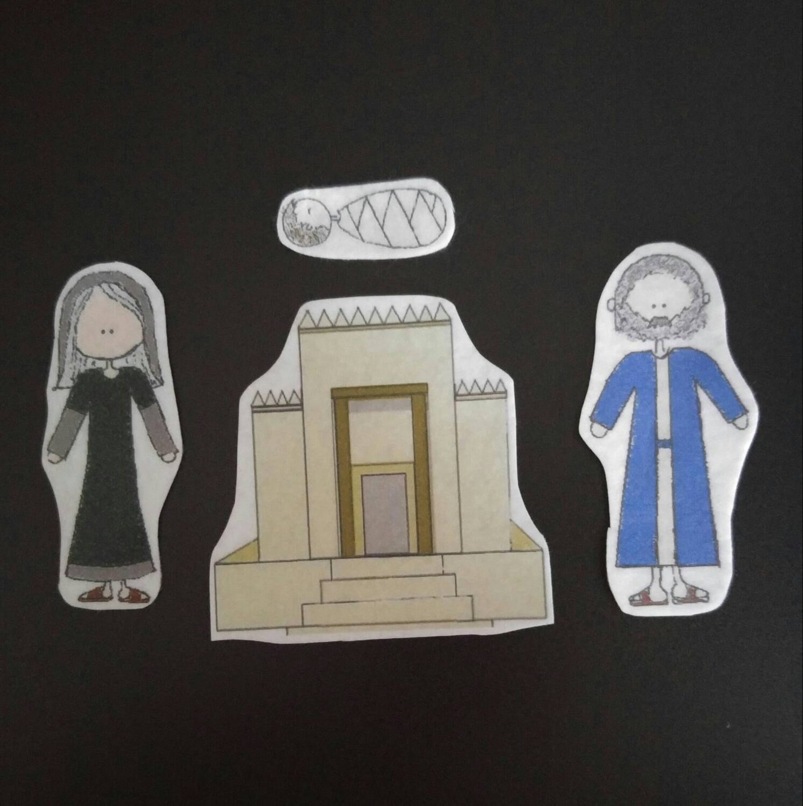 Young Jesus Flannel Board Stories Bible Felt Set With Story - Etsy