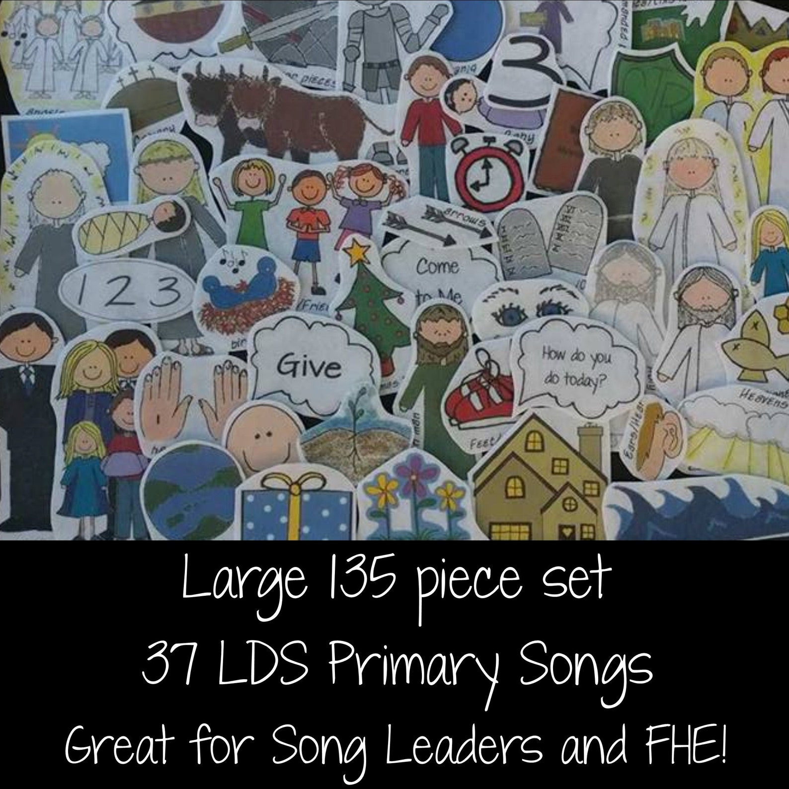 LDS Primary Songs Collection for Church and Home Learning in Felt ...