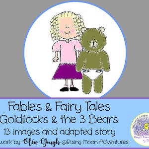 Goldilocks and the Three Bears: A Lesson in Respect Images Download with included story file