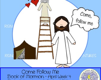 Come Follow Me Book of Mormon April Week 4: Filled with Love towards God and All Men Cutouts Download