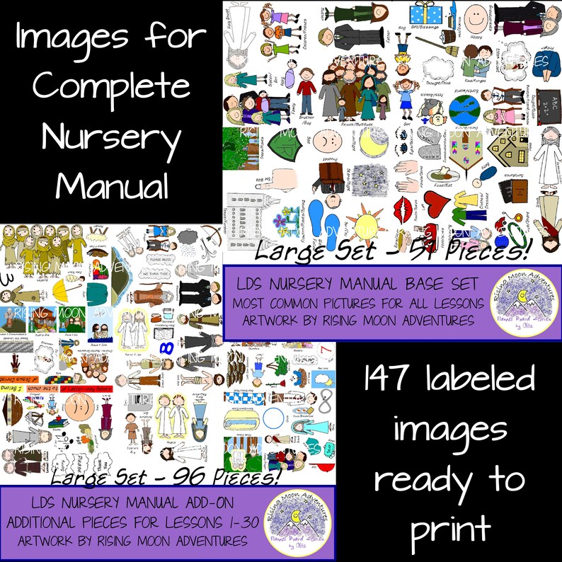 Complete LDS Nursery Manual DOWNLOAD Supplements Behold Your Etsy