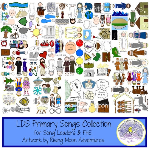 LDS Primary Songs Collection Download Visuals for 37 Songs Etsy