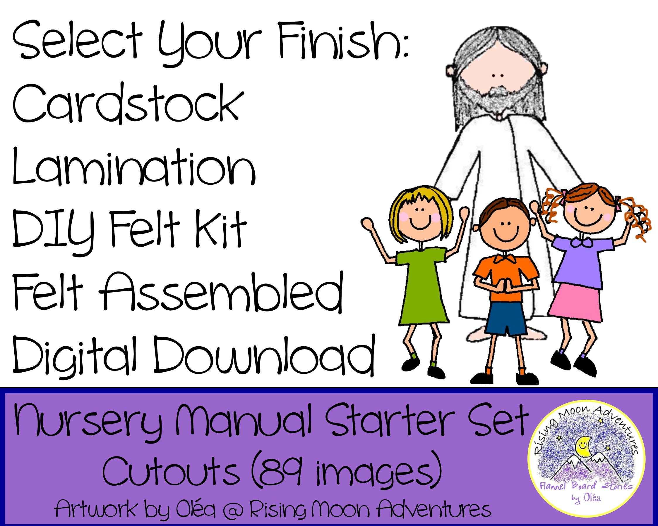Starter Cutouts for the LDS Nursery Manual for Church or Home - Etsy