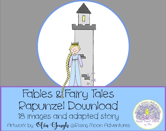 Rapunzel Bilder Download mit Vereinfachter Story-Datei