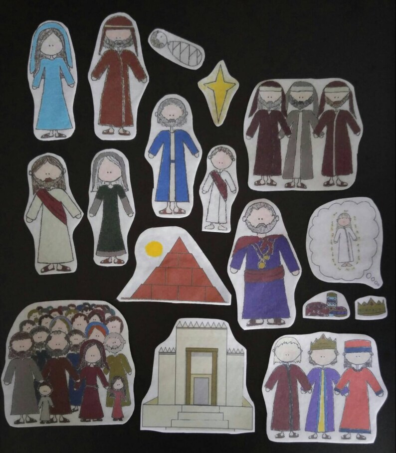 Young Jesus Flannel Board Stories Bible Felt Set With Story Card - Etsy
